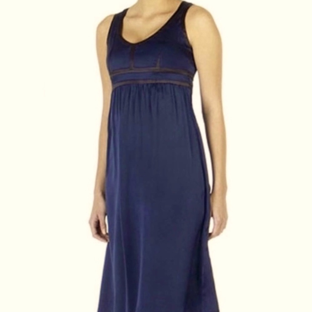 Proenza Schouler for Target Navy Blue Womens Silk Size S Dress Sleeveless